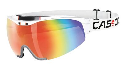 Превью  Визор лыжный CASCO Spirit Carbonic White/Rainbow (07.4924)